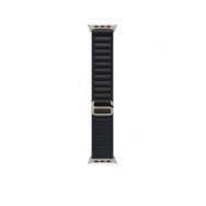 49mm Nero Alpine Loop - Medium - Natural Titanium Finish